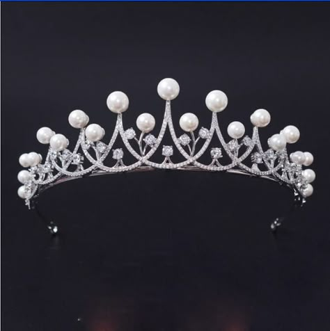 HG623 CZ Pearl Beads Tiara Wedding Crown for Bridal Hair Jewelry Headpiece (Color: Silver) Wedding Tiara Pearl, Pearl Wedding Crown, Beads Tiara, Pearls Crown, Jewelry Headpiece, Wedding Crown Tiara, Flower Girl Headpiece, Crystal Crown Tiaras, Tiara Accessories