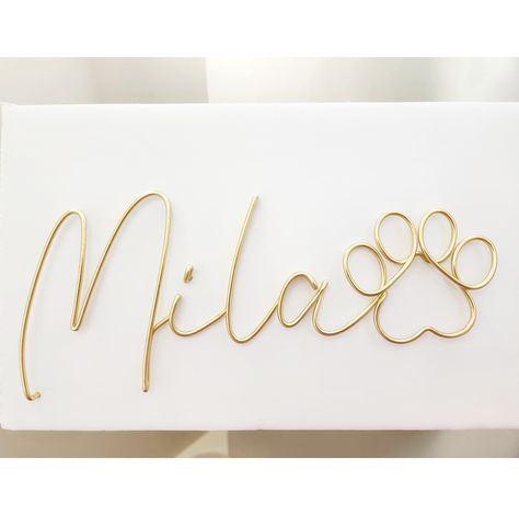 Dog Paw Wire Wreath, Paw Pad, Wire Sign, Planter Wall, Sign Out, Leash Holder, Fayetteville Nc, Command Hooks, Pet Name