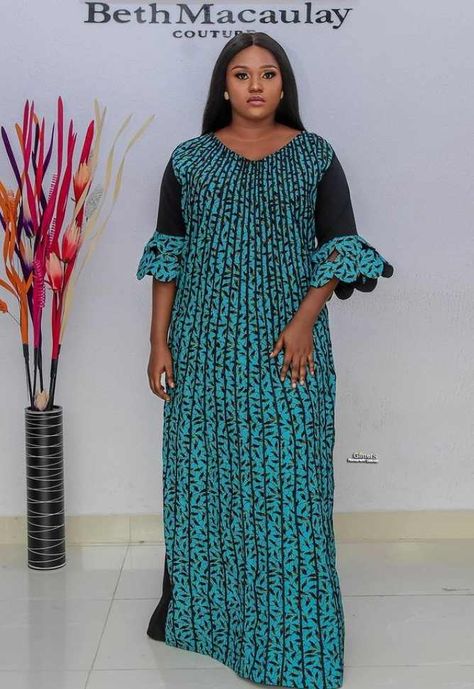 Senegalese Ankara Gown Styles, Ankara Aline Long Gown, Ankara Kaftan Styles, Ankara Long Gown Styles For Ladies, Kaftan Styles For Ladies, A Shape Gown Ankara, Latest Ankara Long Gown Styles, Ankara Kaftan, Grand Dakar