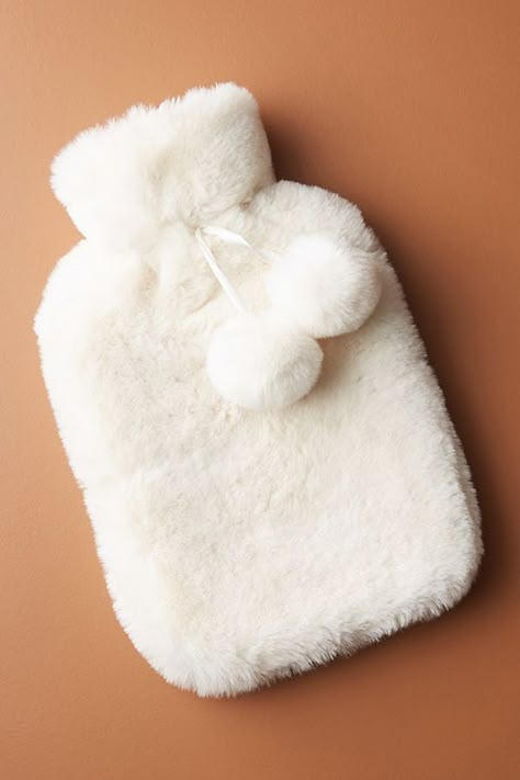 Mer-Sea & Co. Faux Fur Hot Water Bottle Anthropologie Gifts, Bottle Warmer, روتين العناية بالبشرة, Hot Water Bottle, Life Well Lived, Slide Slipper, Cream White, Christmas List, Girly Things