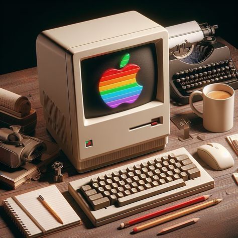 The First Macintosh: How It Changed Computing and Beyond – Find Tek 2000s Apple Computer, 1960s Computer, Floppy Disk Drive, Retro Futuristic Computer, Technology And Society, Retro Mechanical Keyboard, Macintosh Apple, Steve Wozniak, Apple Macintosh