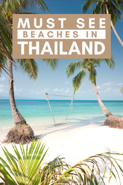 Check out the most stunning beaches in Thailand! Thailand travel. Thailand destinations. Thailand beautiful places. Thailand bucket list. Places to visit in Thailand. beach in thailand aesthetic. best beaches in phuket thailand. pattaya beach thailand aesthetic. koh samui thailand beach. krabi island thailand. Best Beaches In Thailand, Thailand Places To Visit, Thailand Beautiful Places, Krabi Island Thailand, Thailand Travel Aesthetic, Honeymoon Thailand, Best Beaches In Phuket, Krabi Island, Phuket Thailand Travel