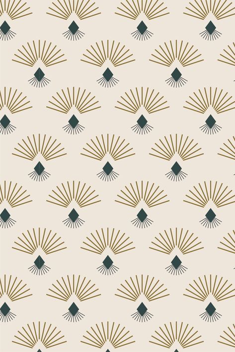 1920s Art Deco Wallpaper, Art Deco Motifs Pattern, Art Deco Prints Pattern, Bedroom Wall Designs Modern, Branding Pattern Design, Art Deco Designs, Art Deco Stencil Patterns, Modern Art Deco Pattern, Art Deco Wall Paper