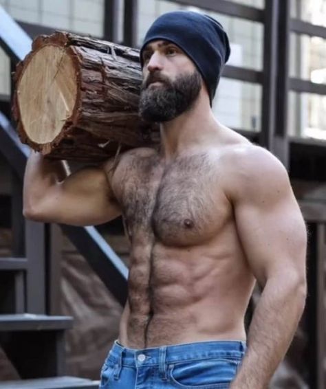 Body Hair Men, Men Facial Hair, Men Facial, Lumberjack Style, Mens Facial Hair Styles, Working Men, Let It Grow, Alpha Wolf, Rugged Men