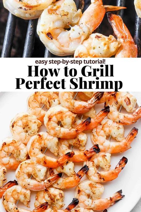 Best Grilled Shrimp, Grilled Shrimp Seasoning, Grilled Shrimp Marinade, Cooking Raw Shrimp, Best Grilled Shrimp Recipe, Precooked Shrimp Recipes, Grilled Jumbo Shrimp, Raw Shrimp Recipes, Grill Shrimp