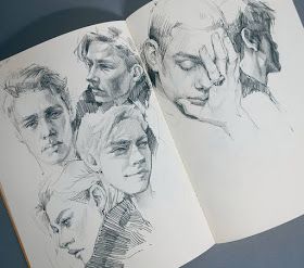 Portraiture Artist, Kunstjournal Inspiration, 얼굴 드로잉, 얼굴 그리기, Some Drawings, Portrait Drawings, Sketchbook Drawings, Sketchbook Inspo, Arte Sketchbook