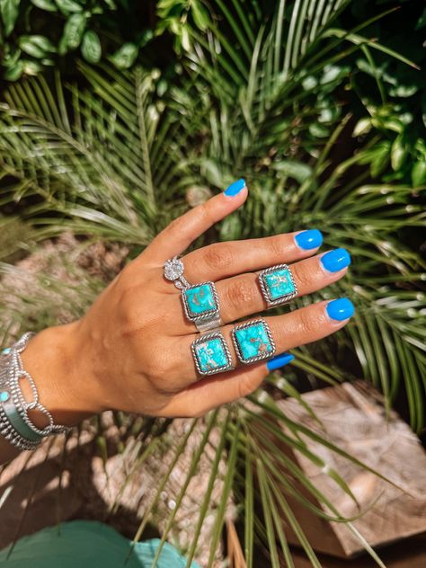 Turquoise silver bracelet