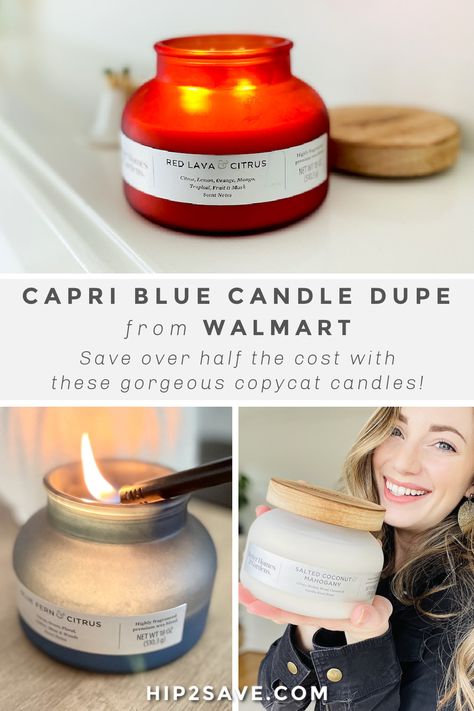 Volcano Scent Essential Oils, Diy Capri Blue Volcano Scent, Capri Blue Volcano Essential Oil Recipe, Anthropologie Volcano Candle, Volcano Recipe, Walmart Candles, Capri Candle, Capri Blue Volcano Candle, Target Candle