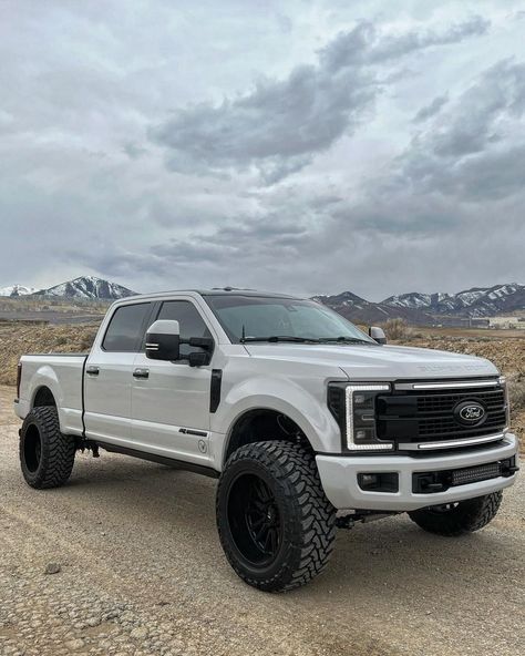 Trucks For Sell, Ford Super Duty Trucks, Big Ford Trucks, Diesel Trucks Ford, Country Trucks, Trucks Lifted Diesel, Super Duty Trucks, Black Truck, Ford F350 Super Duty