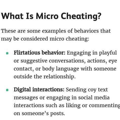 Micro Cheating List Relationship, Social Media Cheating Quotes, Micro Cheating Quotes, Micro Cheating, What Is Cheating, Bad Men, Relationships Tips, Pumpkin Eater, Stay Sane