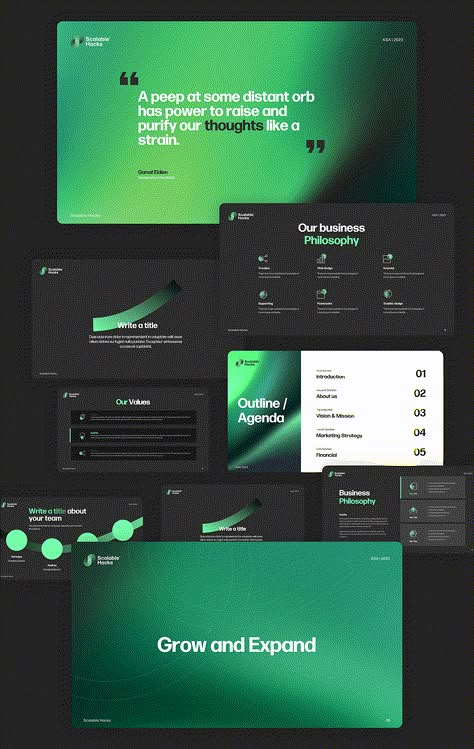 Agency PowerPoint Template | Presentation Temp :: Behance Slideshow Design, Presentation Slides Design, Presentation Deck, Presentation Design Layout, Slides Design, Fotografi Digital, 광고 디자인, Powerpoint Design Templates, Powerpoint Presentation Design