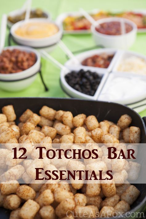 Totchos anyone? 12 Essentials for putting together the perfect totchos bar. Grab everything you need at @smartandfinal and give back with theFirst Street First Percent giving campaign. Sponsored Tater Tot Charcuterie Board, Tator Tot Bar Toppings, Tater Tot Bar Toppings, Mexican Tailgate Food, Tator Tot Bar, Totcho Bar, Tater Tot Bar, Totchos Tater Tots, Totchos Recipe