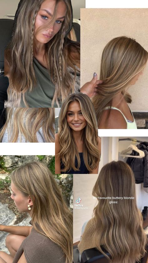 Natural Level 7 With Highlights, Hight Light Hair Styles, From Blonde To Brown Before And After, Partial Highlights Vs Full Highlights, Wolf Cut With Highlights, Medium Brown Hair Extensions, Balayage Vs Highlights, Natural Dark Blonde Hair, Blonde Light Brown Hair