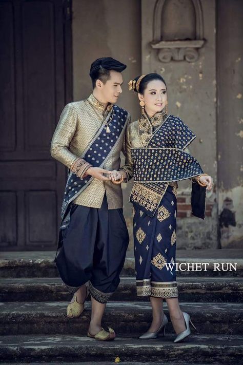 Laos Wedding Lao Wedding Dress, Laotian Wedding, Lao Clothing, Laos Dress, Lao Fashion, Lao Sinh, Lao Dress, Lao Wedding, Laos Culture