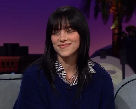 Billie Eilish James Corden, Billie Interview, Billie Eilish Interview, Billie Bossa Nova, Billie Eilish Outfits, Billie Eyelash, Late Late Show, James Corden, The Late Late Show