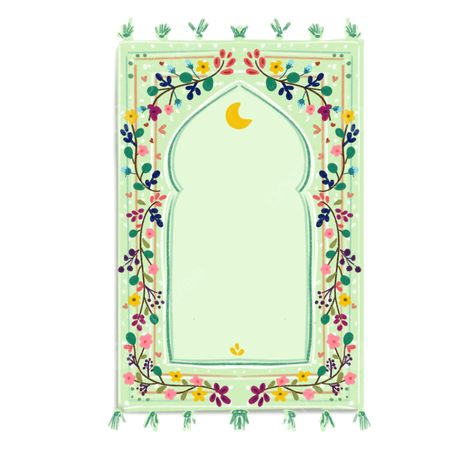 Rug Illustration, Islamic Design Pattern, Eid Images, Muslim Prayer Rug, Ramadan Poster, Eid Card Designs, Muslim Ramadan, Eid Card, Ramadan Lantern