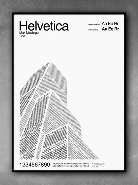 Typography Art, Helvetica city by POP Helvetica Typography, Lettering Fonts Design, Type Specimen Book, Cv Inspiration, Type Poster, Type Specimen, Typography Posters, Architecture Poster, Typography Layout