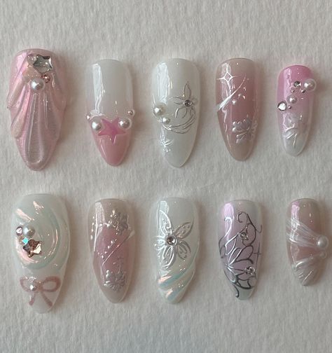 Gel Nail Set, How To Have Style, Long Nail Designs, Pretty Gel Nails, Really Cute Nails, Soft Nails, روتين العناية بالبشرة, Kawaii Nails, Manicure Y Pedicure