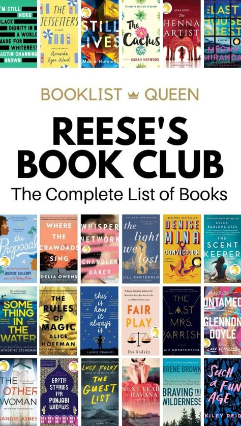 Find out what Reese's book club is reading this month and see every book chosen for Reese Witherspoon's book club list. Reese Witherspoon Book, Reese Witherspoon Book Club, Book Club List, Best Book Club Books, Helena Hunting, Meet Cute, Book Club Reads, Books You Should Read, Reading Rainbow