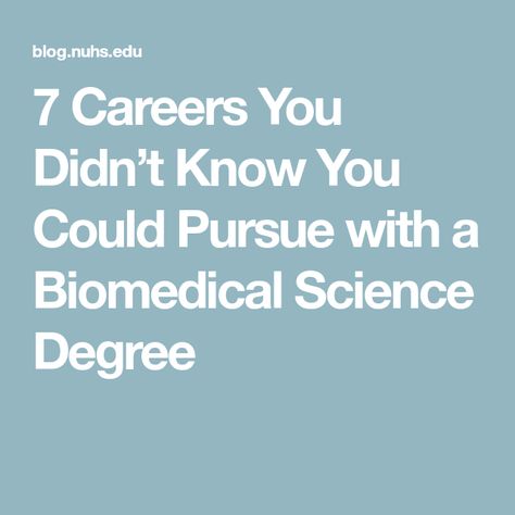 7 Careers You Didn’t Know You Could Pursue with a Biomedical Science Degree No Degree Careers, Library Science Degree, Medical Careers Fields, Career In Biology, Biology Degree, Tissue Engineering, Medical Degree, Biomedical Science, Biomedical Engineering