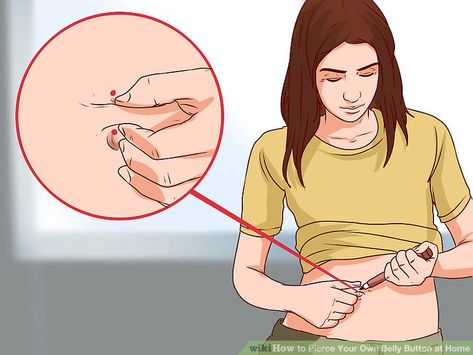 How to Pierce Your Own Belly Button at Home (with Pictures) Belly Button Piercing Ideas, Diy Piercing, Piercing Facial, Snapchat Filters Selfie, Piercing Needles, Belly Button Piercing Jewelry, Tattoo Time, Multiple Ear Piercings, Piercing Cartilage