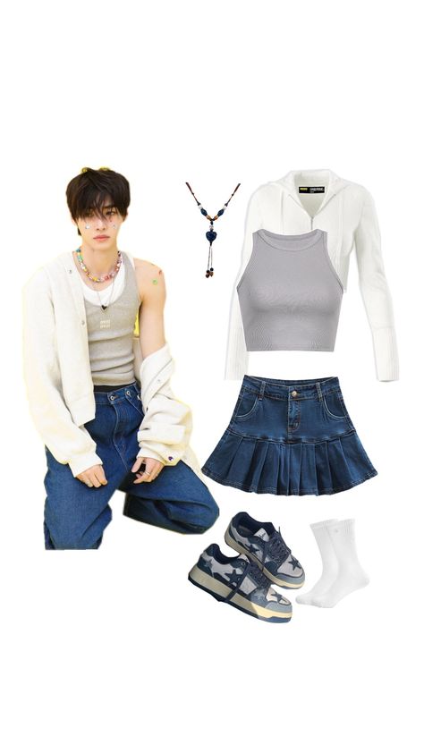 sunghoon inspired clothes for women #enhypen #engene #sunghoon #inceptio Walk The Line Enhypen Outfit Ideas, Outfit Ideas Kpop Idol, Kpop Themed Outfits, Outfits Inspired By Kpop Idols, Graduation Outfit Ideas Women, Sunghoon Style Outfit, Niki Enhypen Outfit Inspired, Concert Outfit Ideas Kpop Enhypen, Enhypen Style Outfit