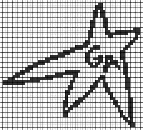 Gracie Abrams Alpha Pattern, Crochet Gracie Abrams, Star Alpha Pattern, Star Bracelet Pattern, Tapestry Grid, Pixel Grid, Crochet Grid, Crochet Graphs, Grid Patterns