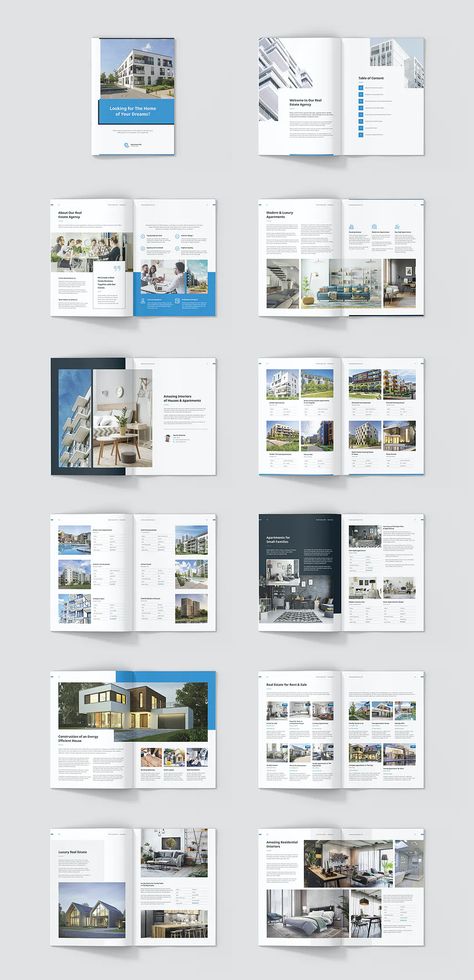 Real Estate Brochure Template INDD Real Estate Booklet Design, Real Estate Magazine Design, Property Development Brochure, Real Estate Catalogue, Building Brochure, Real Estate Brochure Design, Luxury Real Estate Brochure, Print Design Brochure, Real Estate Magazine