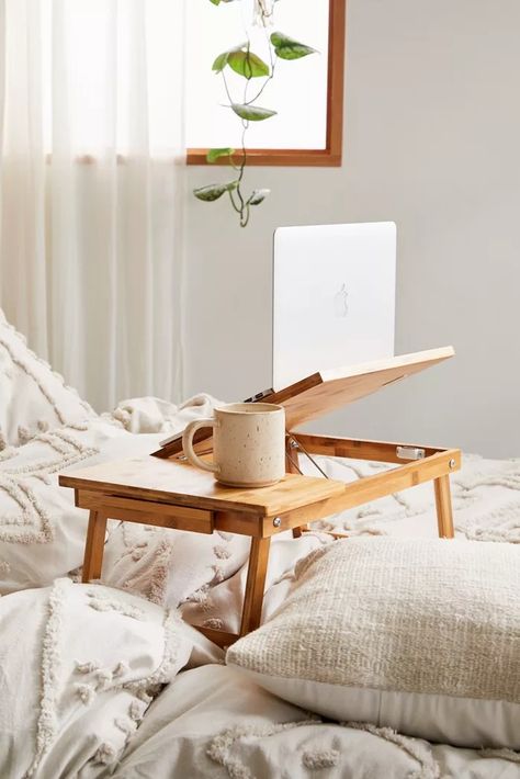 Home + Apartment Furniture | Urban Outfitters Living Room Exterior, Bedroom Diy Ideas, Laptop Desk For Bed, Modern Home Accessories, Uo Home, Bed Tray, Folding Bed, Wall Living Room, Bedroom Decorations