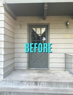 You won't believe how amazing this porch is now! #porch #DIYhomedecor #homedecor #homedecorideas Hometalk Diy, Front Porch Makeover, Halloween Decor Diy, Diy Organizer, Porch Makeover, Diy Wall Shelves, Fall Front Porch, Fall Front, Door Makeover