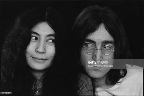 Close-up portrait of Japanese-born artist and musician Yoko Ono and British musican and artist John Lennon (1940 - 1980), December 1968. Yoko And John, Mark David Chapman, John Lennon And Yoko Ono, Art Garfunkel, John And Yoko, Couples Vintage, John Lennon Yoko Ono, John Lennon And Yoko, Julian Lennon