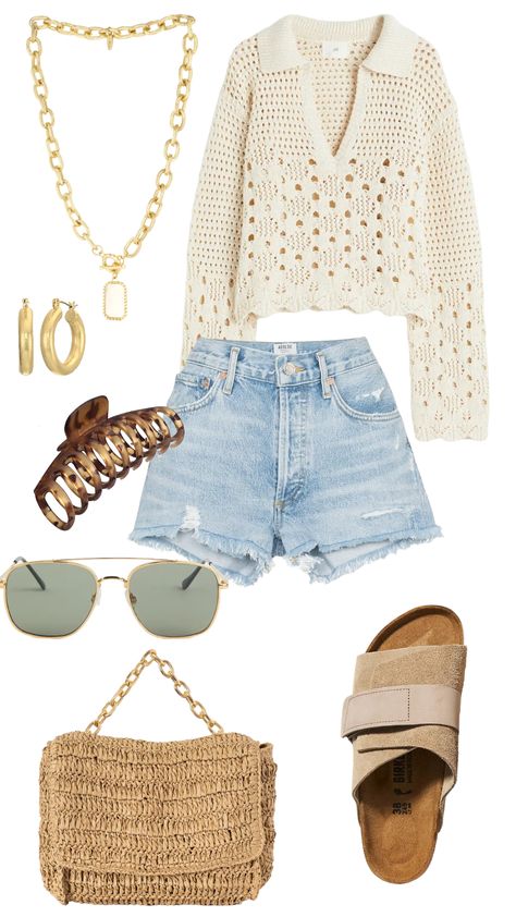 Florida Outfits, Hawaii Outfits, Spring Break Outfit, Europe Outfits, Outfit Inspo Summer, Summer Fashion Outfits, Beach Girl, Spring Summer Outfits, Cotton Sweater