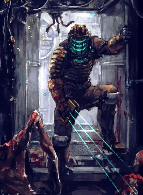 Isaac Dead Space, Dead Space Wallpaper, Game Phone Wallpaper, Usg Ishimura, Dead Space Art, Space Fanart, Isaac Clarke, Space Armor, Space Soldier