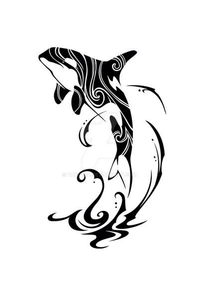 Old Women With Tattoos, Killer Whale Tattoo, Stammestattoo Designs, Tattoo Name Fonts, Tattoo Font Styles, Tattoo Wall Art, Orca Tattoo, Whale Tattoos, Elephant Tattoos