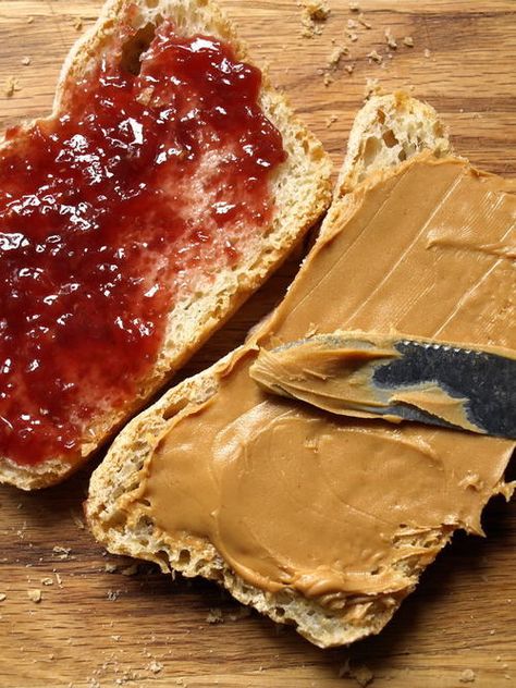 Peanut Butter and Jelly Peanut Butter Jelly Sandwich, Coffee Jelly, Shortcake Recipe, Peanut Butter And Jelly, Peanut Butter Jelly, Granola, Food Inspiration, Love Food, Food Lover