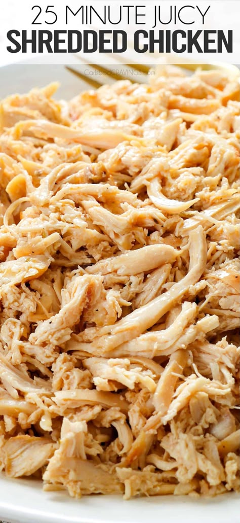 Shredded Chicken No Crockpot, The Best Shredded Chicken, Best Way To Cook Shredded Chicken, How To Shred Chicken In Crockpot, Perfect Shredded Chicken, How To Shredded Chicken, Easy Way To Make Shredded Chicken, How To Cook Chicken To Shred It, Diy Shredded Chicken