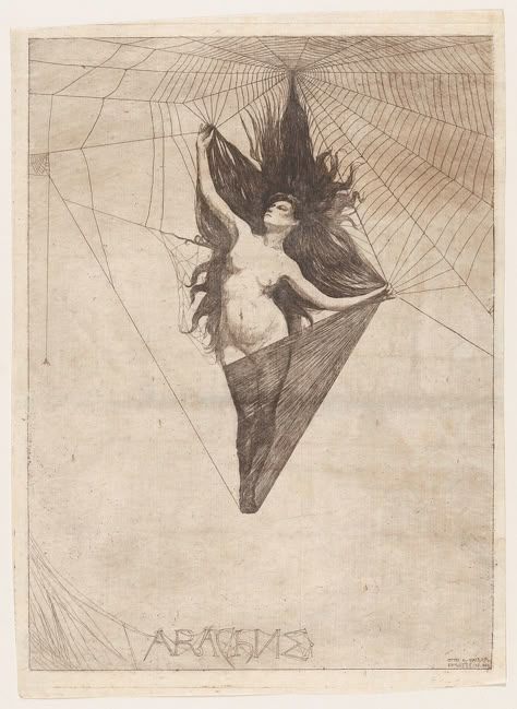 Spider Web Drawing, Vintage Spider, Arte Inspo, Alphonse Mucha, Vintage Gothic, Metropolitan Museum Of Art, Metropolitan Museum, Spiders, Spider Web