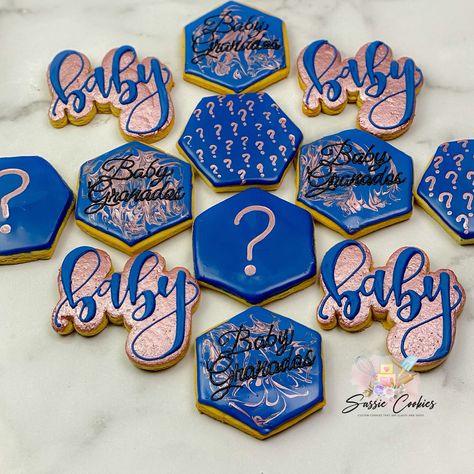 Rose Gold And Blue Gender Reveal, Navy And Rose Gold Gender Reveal, Navy And Pink Gender Reveal Cake, Navy Blue And Rose Gold Gender Reveal, Navy Blue And Pink Gender Reveal, Navy Blue Gender Reveal, Rose Gold Gender Reveal, Gender Reveal Brunch, Angel Gender