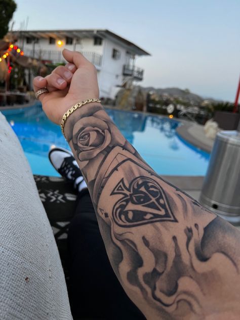 Arm Tattoos For Guys Forearm, Rare Tattoos, Forearm Tattoo Quotes, Outer Forearm Tattoo, Half Sleeve Tattoos Forearm, Inner Forearm Tattoo, La Tattoo, Inner Arm Tattoo, Cool Arm Tattoos