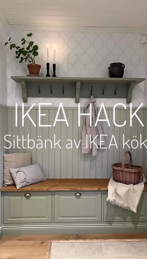 IKEA Hacks & Ideas | Home Inspiration | Houseware & more | ⚒️ IKEA KALLAX HACK ⚒️ @do.it.yourself.mum did it again! 🌟 She completely transformed an IKEA KALLAX unit using the vibrant ‚Funky Dora‘… | Instagram Ikea Kitchen Metod, Living Room Hacks, Ikea Desk Hack, Hat Shelf, Ikea Hacks Ideas, Mudroom Storage Bench, Ikea Crafts, Mudroom Bench Plans, Mudroom Decor