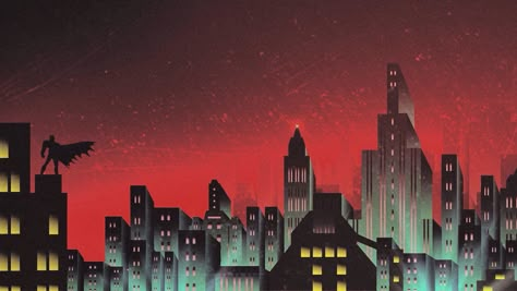 Batman Skyline, Gotham City Skyline, Wallpapers City, City Skyline Wallpaper, Batman City, Buildings Background, Batman Gotham City, Batman Tas, Art Deco City