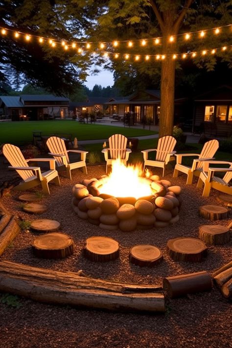 Bedroom Women, Outdoor Fire Pit Area, Bonfire Pits, Backyard Bonfire, Men Bedroom, Women Bedroom, Rustic Fire Pits, Outdoor Fire Pit Designs, Fire Pit Landscaping