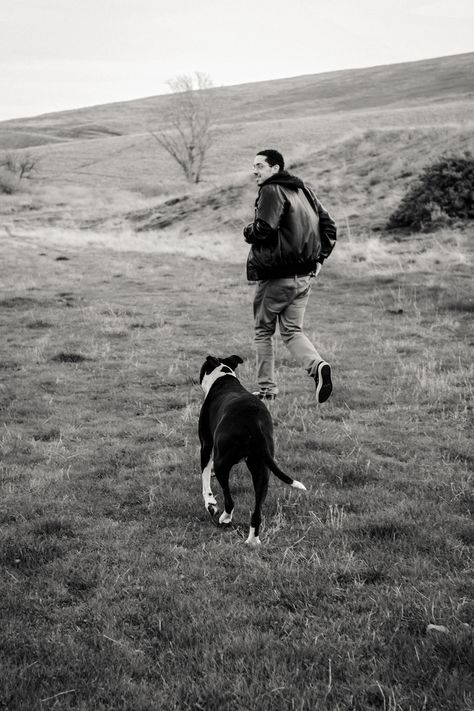 Man Dog Photography, Dog And Man Photography, Dog Field Photoshoot, A Man And His Dog, Men And Dogs Photography, Guy And Dog Photoshoot, Dog Photoshoot Outdoor, Outdoor Photoshoot With Dog, Man And Dog Photoshoot