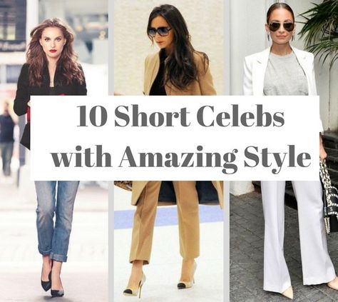 10 Hottest short celebrities in Hollywood under 5'4" with amazing style that every petite girl can copy and borrow their looks from. Outfit For Short Girl, Petite Fashion Casual, Style For Short Women, Short Women Outfits, Outfits For Short Women, Short Girl Outfits, Petite Celebrities, Petite Style Outfits, Short Girl Fashion