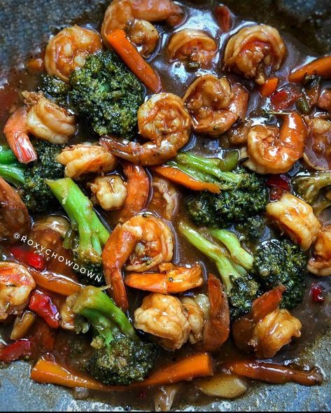 Broccoli Teriyaki, Stir Fry Shrimp Recipes, Shrimp Broccoli, Teriyaki Stir Fry, Teriyaki Shrimp, Teriyaki Recipe, Steak And Shrimp, Shrimp And Broccoli, Shrimp Stir Fry