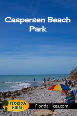 Caspersen Beach Florida, Red Lake, Lazy Summer Days, Pedestrian Bridge, Beach Park, Trail Maps, Florida Beach, Nature Trail, Florida Travel