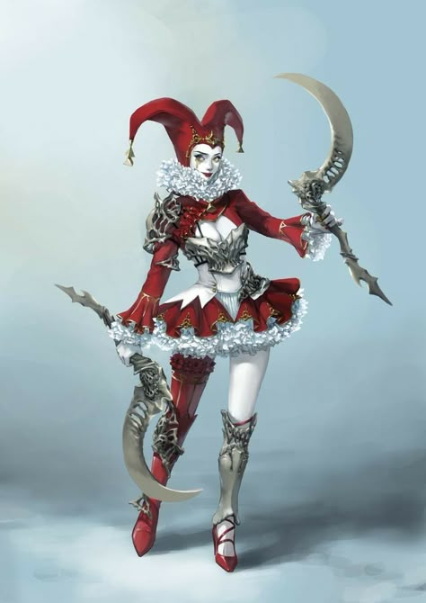 Jester Outfit, Concept Art Landscape, Jester Costume, Pierrot Clown, Costume Carnaval, Dark Circus, Arte Fantasy, Character Creation, Dnd Characters