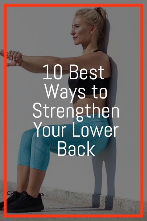 Strengthening your lower back comes with so many benefits. One of the benefits is that if you have a strengthened lower back, you can reduce the chances of experiencing lower back pain. Now, it has been established that exercise can actually help avoid most issues that affect the lower back. Exercising helps to boost blood circulation to your lower back area and also reduces stiffness there which might cause pain. Strengthening Lower Back Exercises, Exercise For Sore Back, Workout To Strengthen Lower Back, Strengthen Lower Back Exercises, Exercises To Strengthen Back Muscles, Lower Back Exercises Women At Home, Lumbar Exercises Lower Backs, Yoga Stretches For Back Pain, Exercise For Sore Lower Back