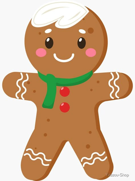 Gingerbread Man Kids Crafts, Gingerbread Men Cookies, Gingerbread Man Decorations, Christmas Gift Ideas For Family, Gingerbread Family, Gingerbread Party, Christmas Photo Booth, Family Stickers, Gingerbread Man Cookies