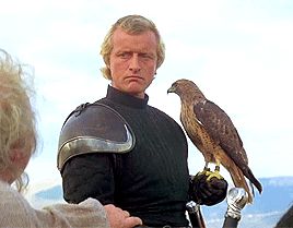 Rutger Hauer as Navarre in 'Ladyhawke' Rutger Hauer, Actrices Hollywood, Fantasy Movies, My Favorite Movies, Blade Runner, Great Movies, Caricatures, Music Tv, Film Tv